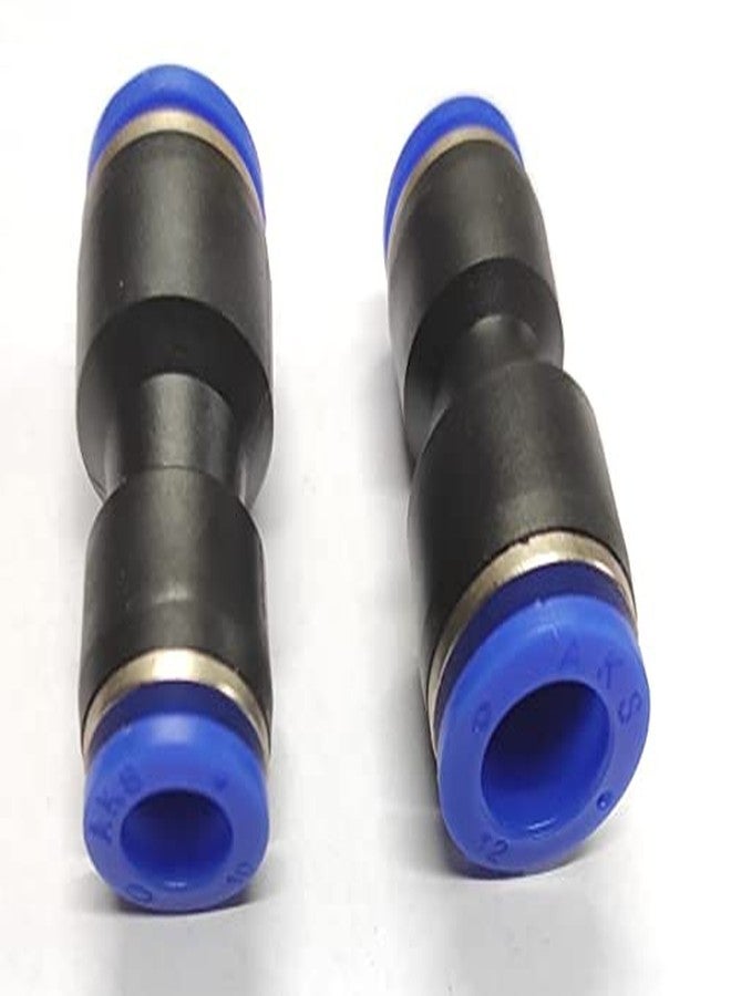 CRAFTSFY 10MMX 12MM Pneumatic joint Type Equal Air Line Straight Push Connector Push in Joint Pneumatic Connector Quick Fittings Pneumatic Conector Quick Size 10 X 12 MM jointe (Pack of 2) - Image 4